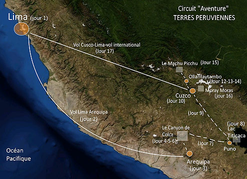 Voyage Aventures Andines, circuit Pérou