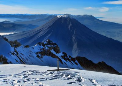 Sommet du volcan Chachani